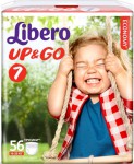 Подгузники-трусики, Libero (Либеро) 16-26 кг р. xl плюс №56 ап энд гоу экстра лардж плюс